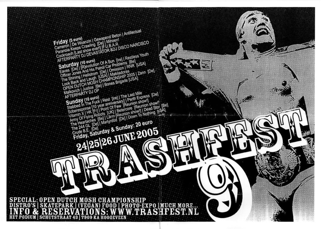 Alternative poster for Trashfest 9 on 26 June 2005
