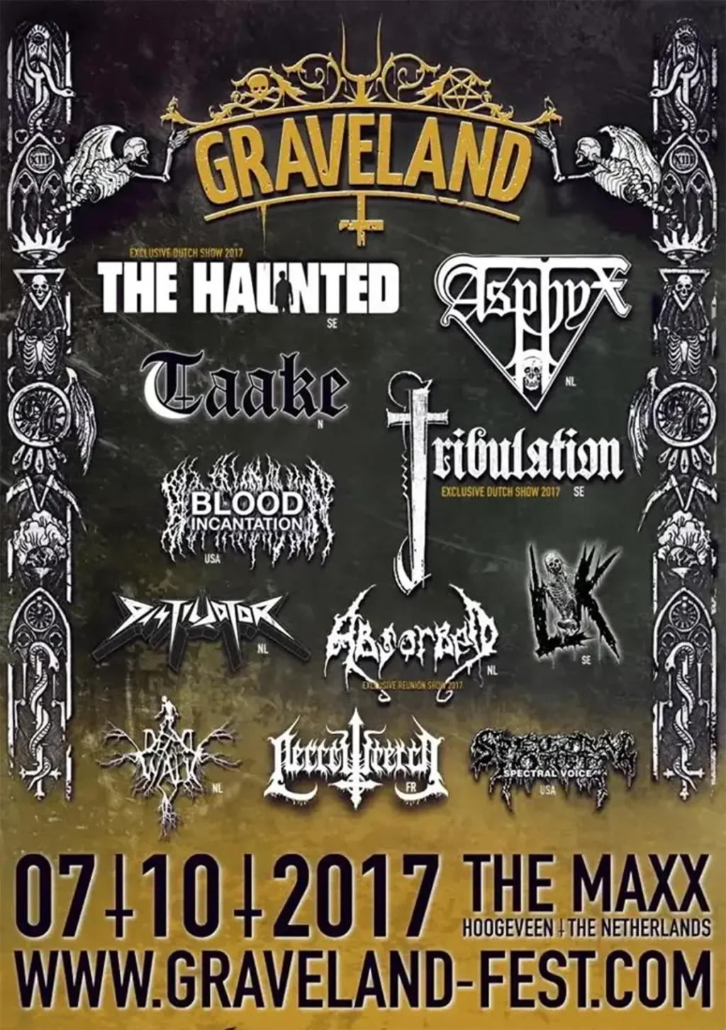 Poster for Graveland 2017 in Hoogeveen, dated 7 October 2016